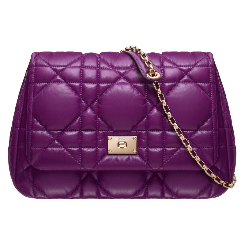 M0410OAGL M440 Luce pelle viola borsa Dior Milly La Foret